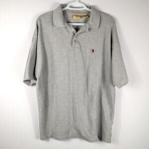 Duck Head Original Polo Shirt Mens XL Gray Cotton Short Sleeve Casual Golf
